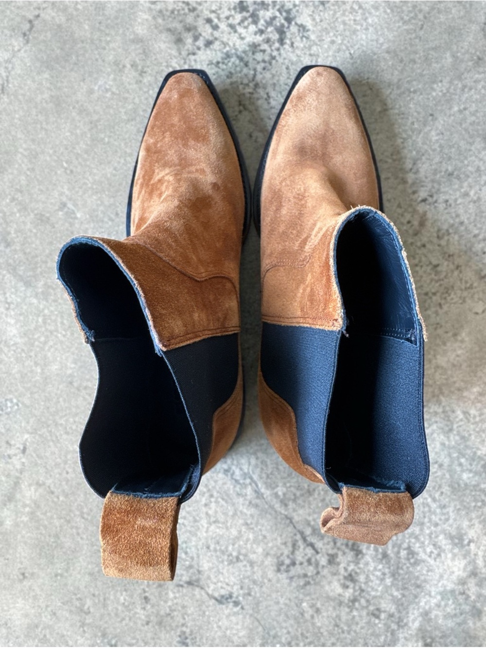 Everlane Western Ankle Boots in Russet Suede - Picture 7 of 9